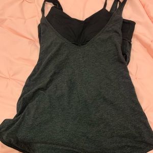 Lululemon wrap top with sports bra included